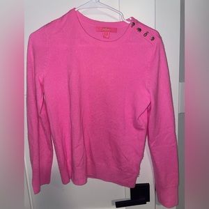 Lilly Pulitzer Devlin Cashmere Sweater Pink
